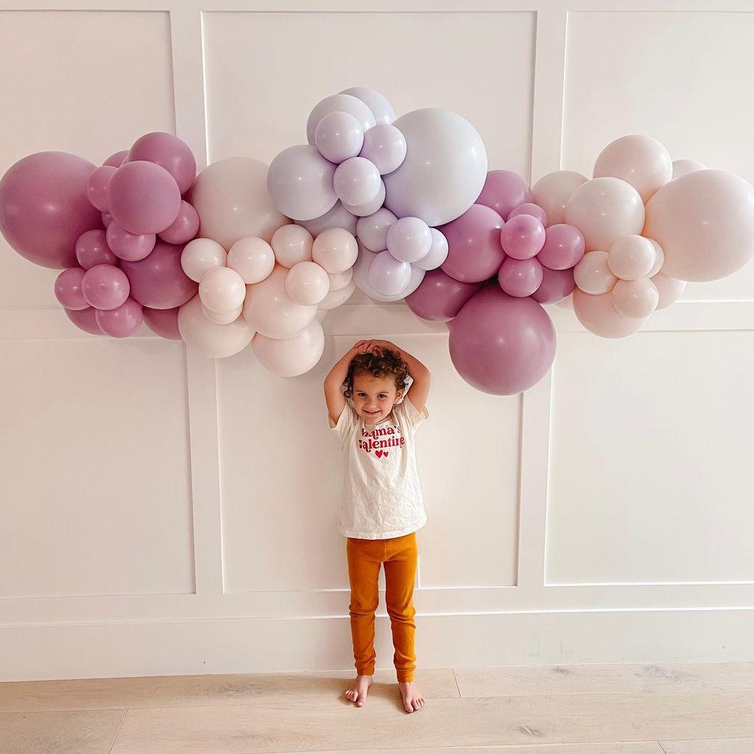 Blush Ivory Balloons Garland Kit Rose Gold Metallic Balloons Arch kit for Kids Adult Birthdays Weddings Receptions Decoration - Lasercutwraps Shop