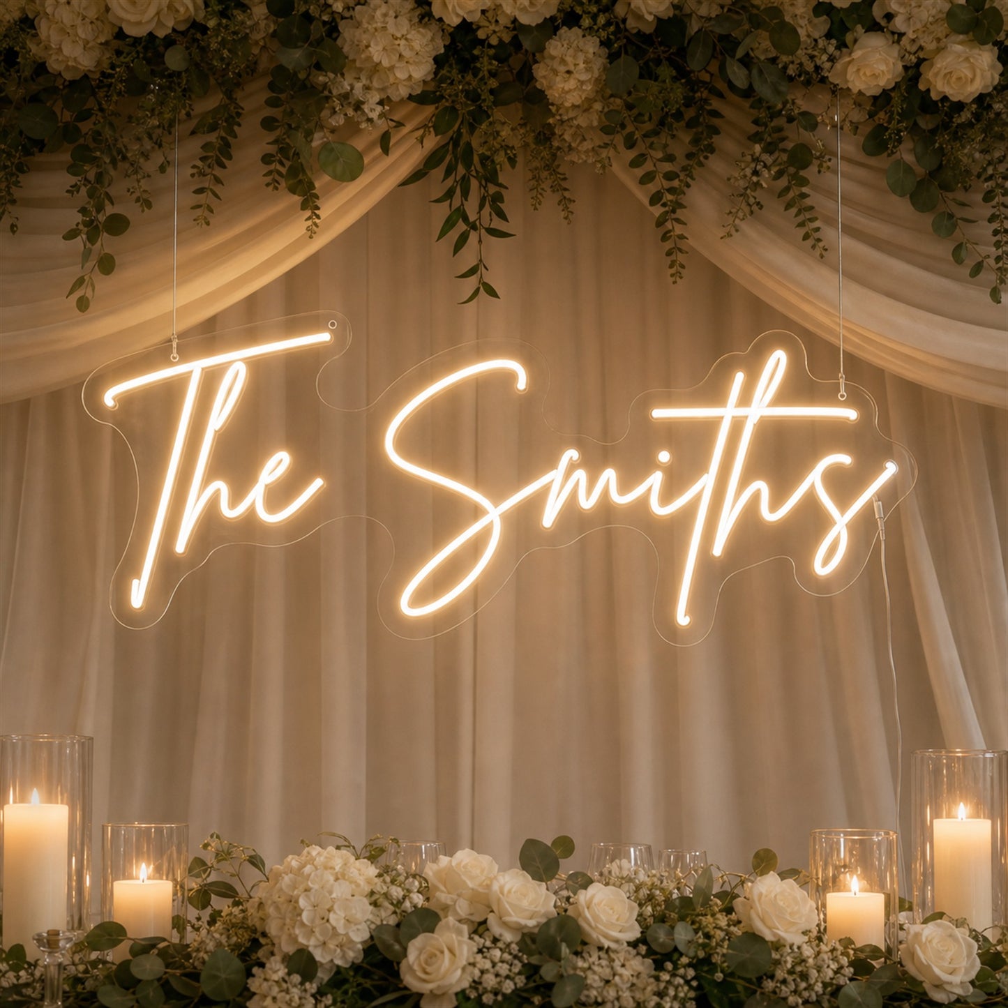 Custom Neon Sign for Weddings | Personalized Names or Meaningful Text