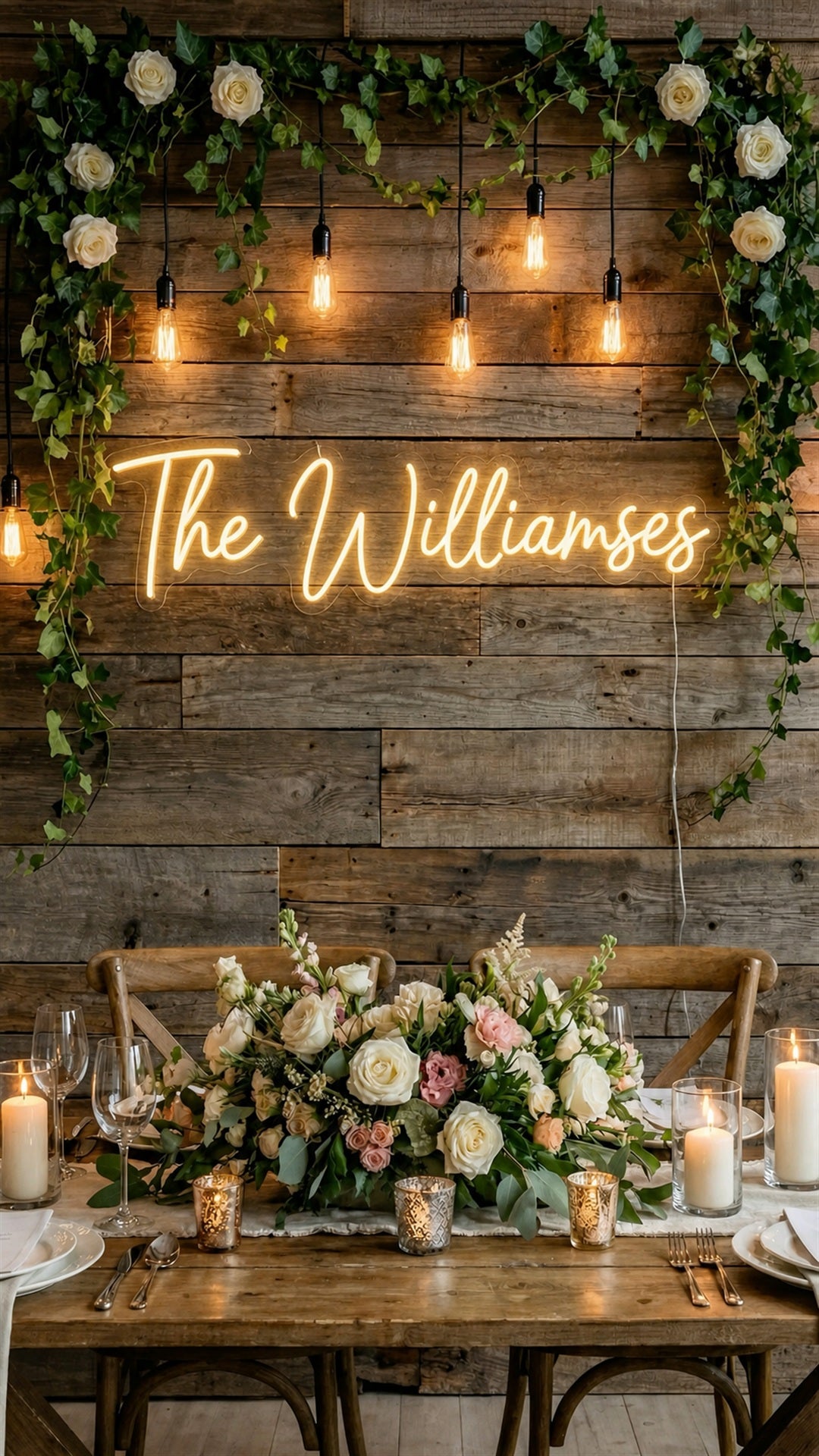 Custom Wedding Neon Sign | Personalized LED Decor to Keep After the Day