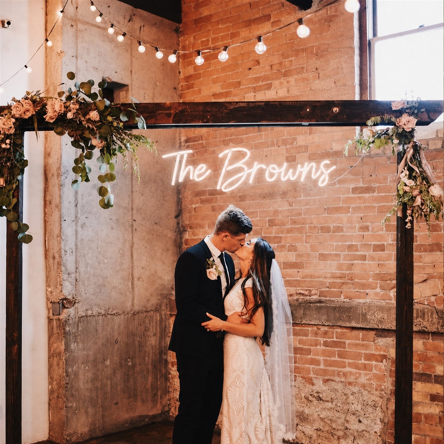 Personalized Wedding Neon Sign | Custom Text for Your Sweetheart Table