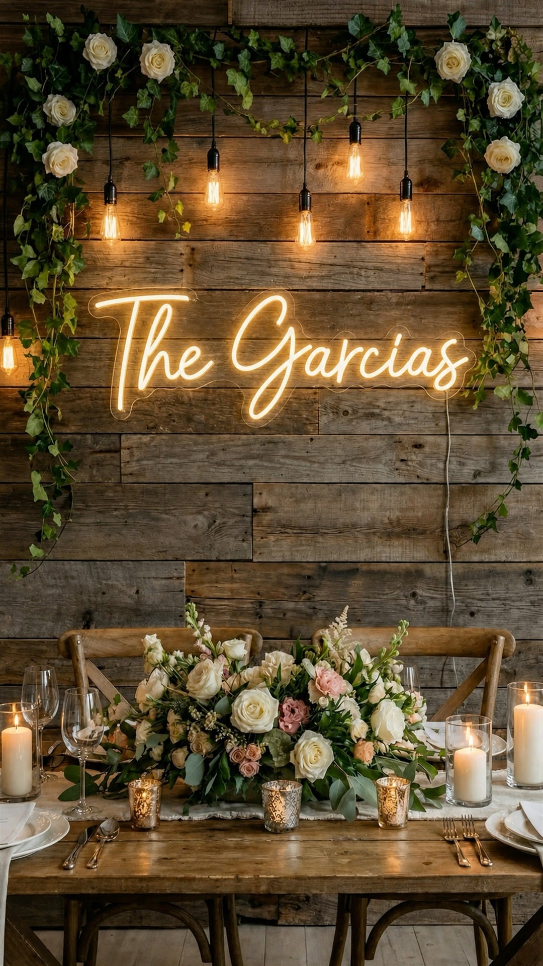 Custom LED Neon Sign for Weddings | A Personalized Welcome for Your Guests