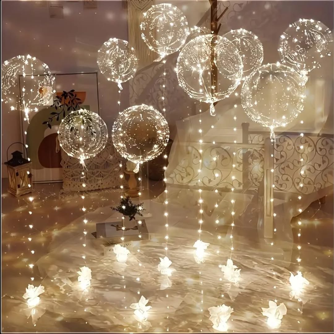 Reusable LED Balloons for Quinceañera Glam