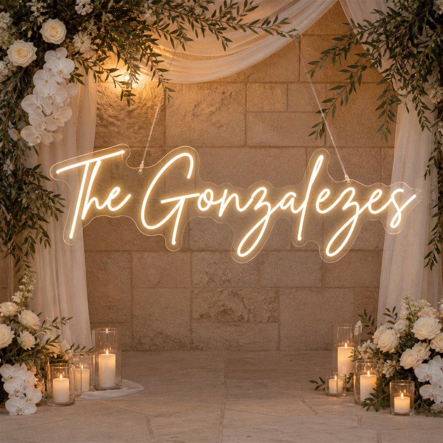 Custom LED Wedding Sign | Personalized Neon Decor for a Meaningful Gathering