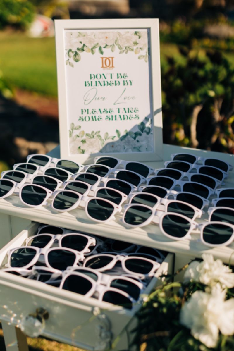 Set of 25 Wedding Sunglasses for Guests Personalized Sunglasses Custom Wedding Sunglasses Beach Wedding Favors