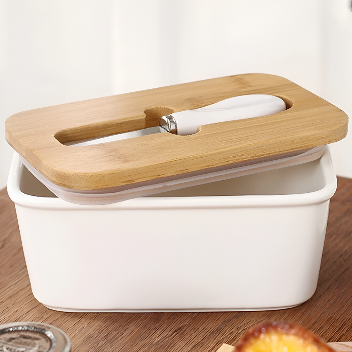 Sleek Butter Cutter Container
