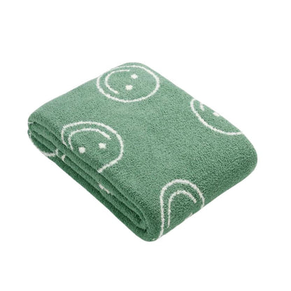 Smiley Face Plush Blanket