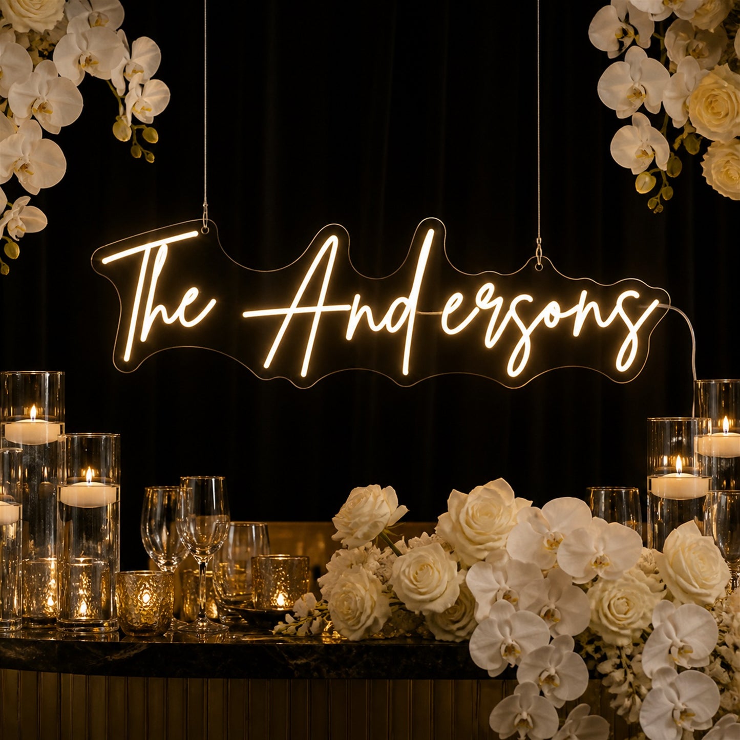 Custom Wedding Neon Decor | Personalized LED Sign with Words That Matter