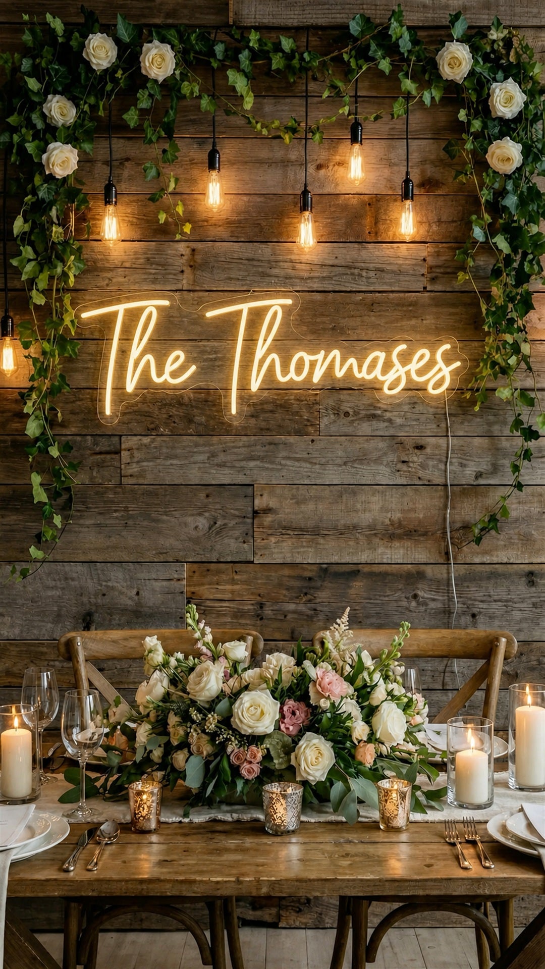 Custom Neon Wedding Sign | Personalized LED Decor with a Personal Touch