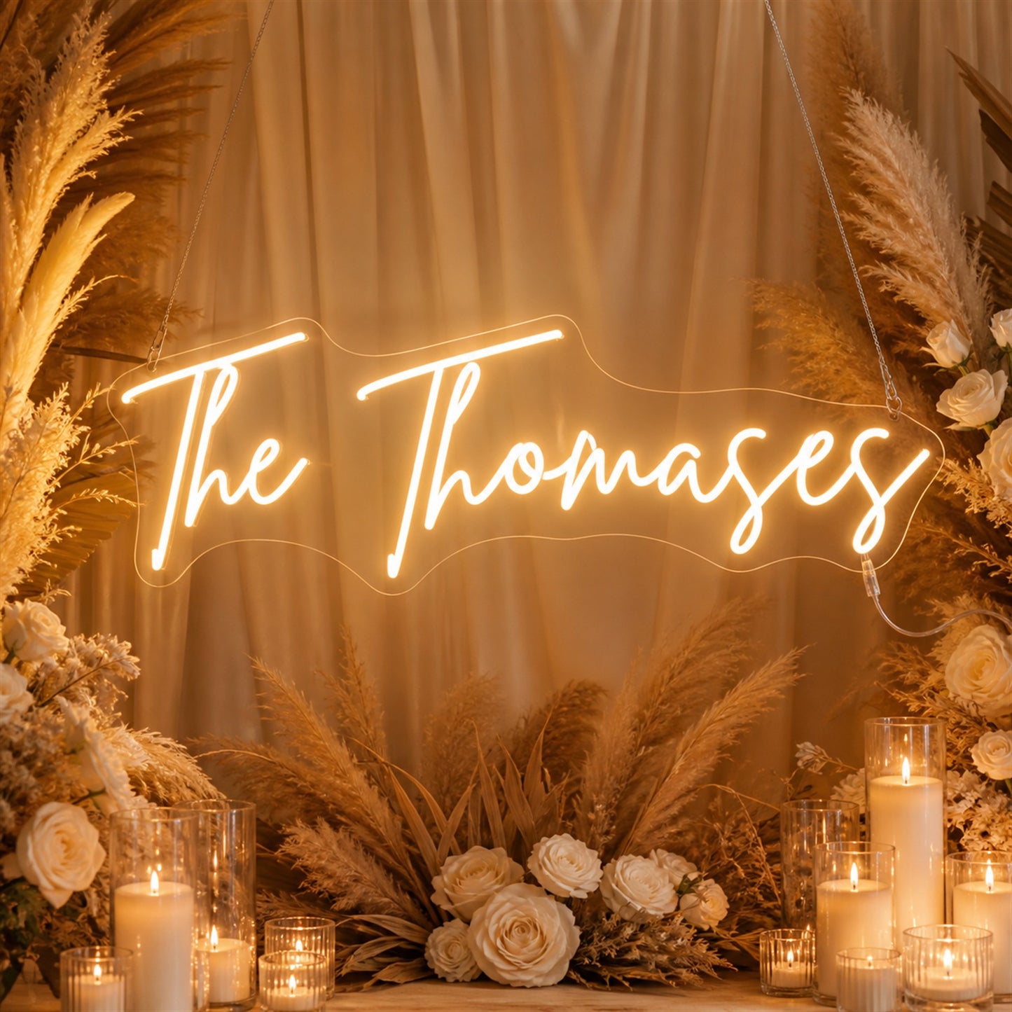 Custom Neon Wedding Sign | Personalized LED Decor with a Personal Touch
