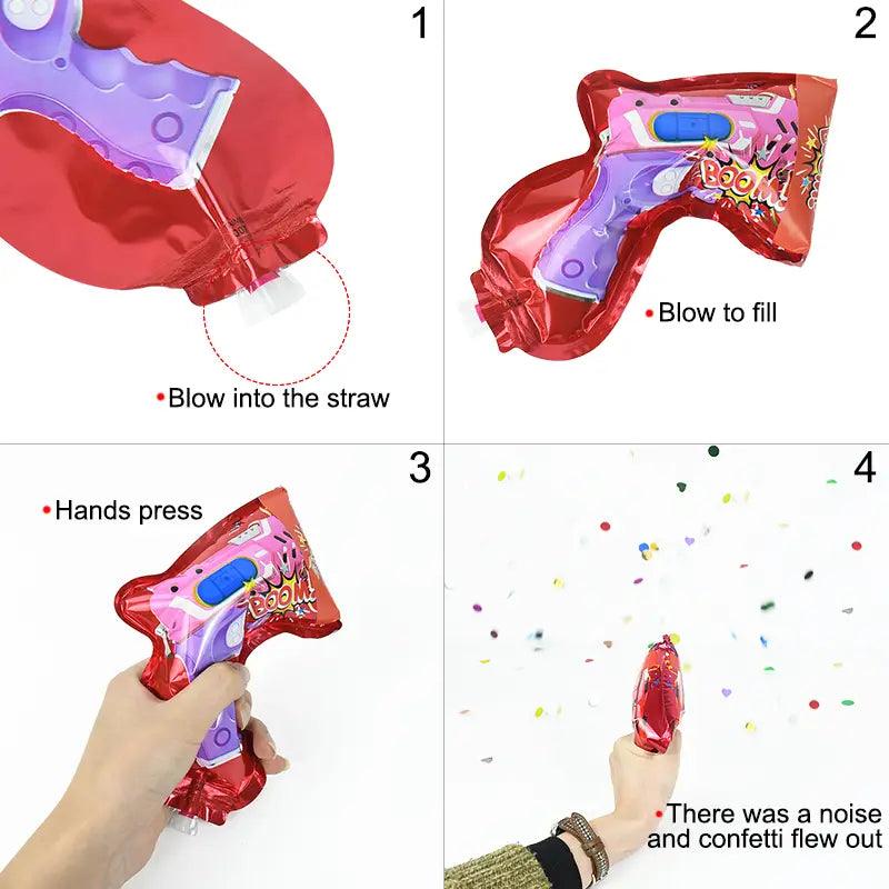 50pcs Confetti Fireworks Gun Confetti Shooter for Graduation Birthday Party Supplies / Wedding Send Off Ideas - Lasercutwraps Shop