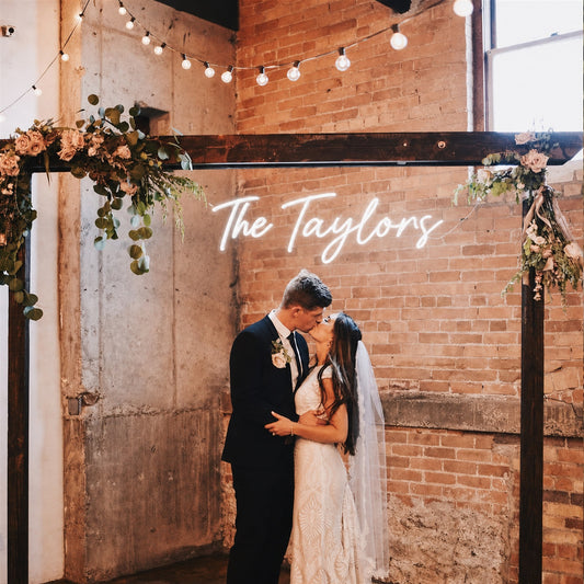 Personalized LED Neon Sign | Custom Decor for Engagements & Weddings