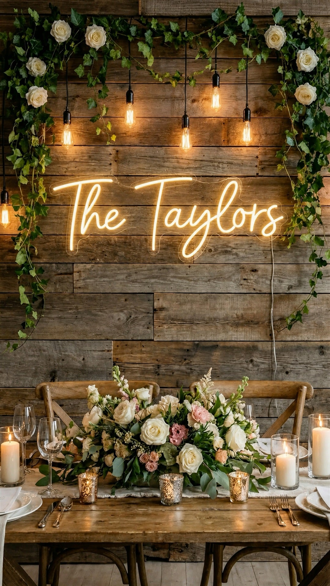 Personalized LED Neon Sign | Custom Decor for Engagements & Weddings