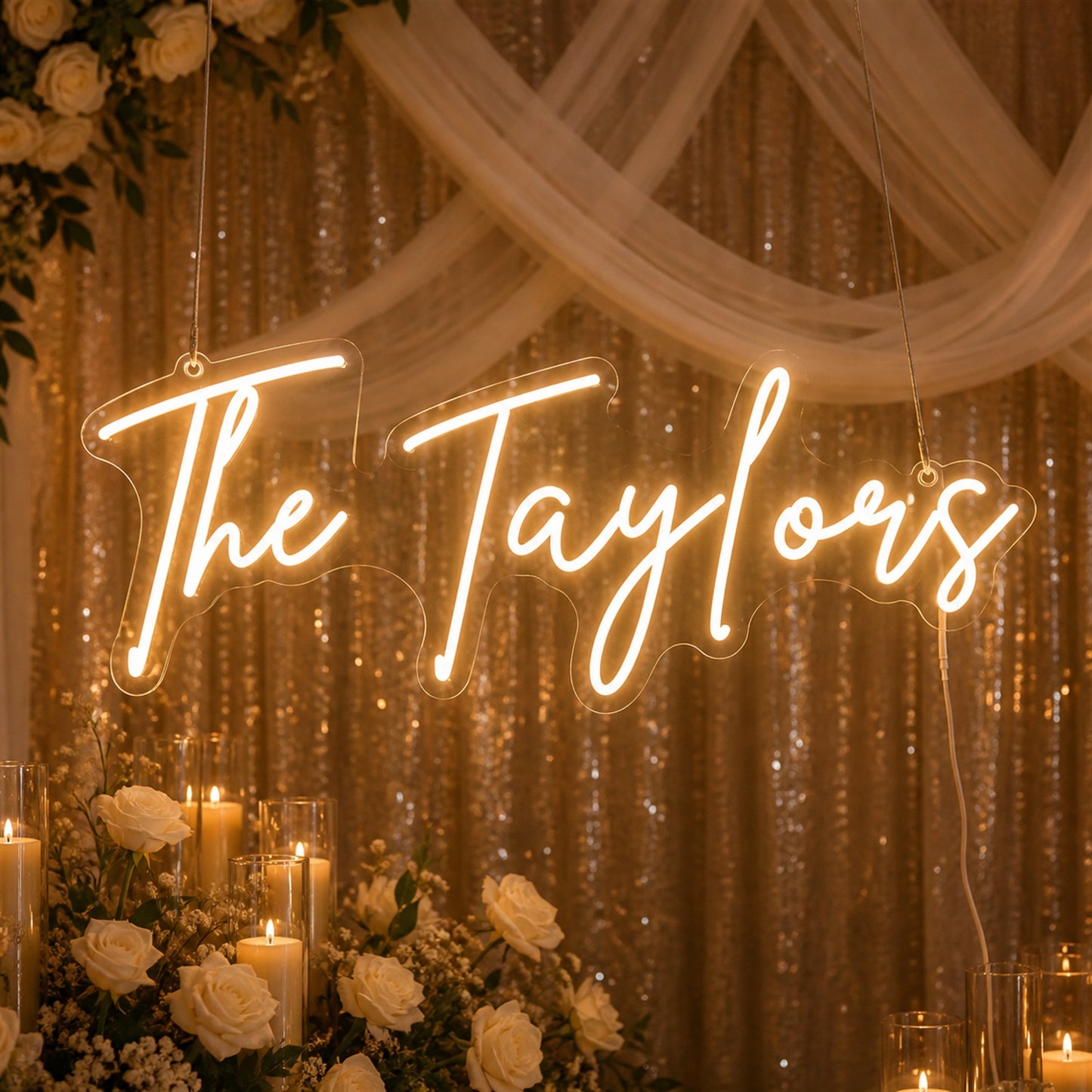 Personalized LED Neon Sign | Custom Decor for Engagements & Weddings