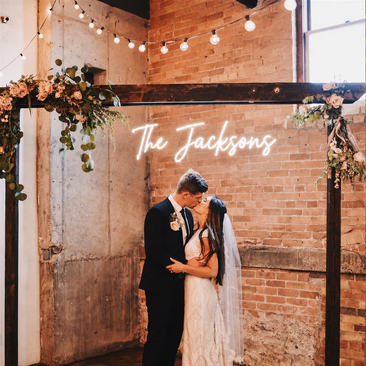 Custom Wedding Neon Sign | Personalized LED Lettering for Your Reception