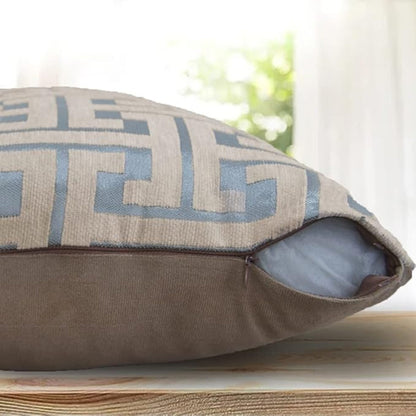 Timeless Maze Pattern Cushion Cover
