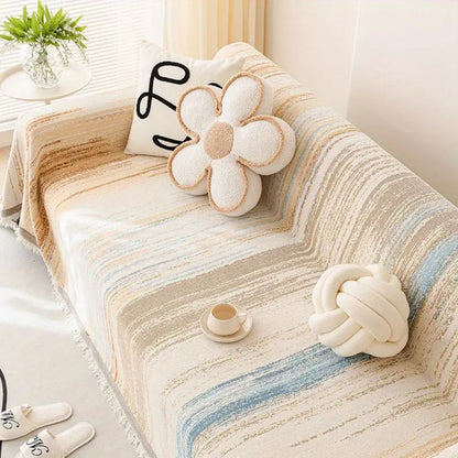 Serene Stripes Sofa Cover