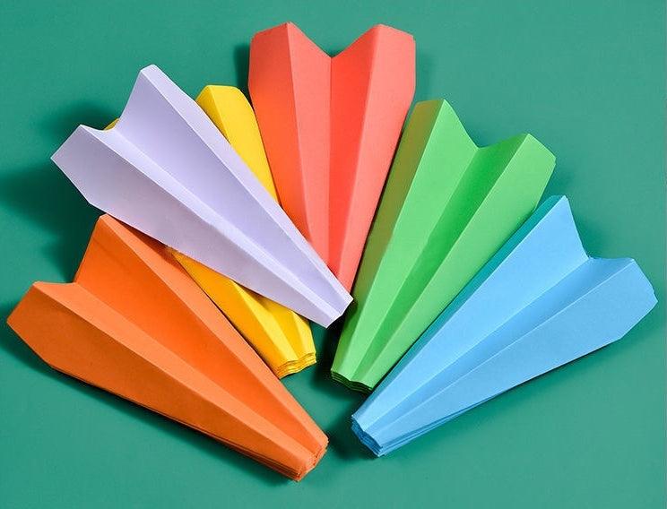 100 Pre-Folded Paper Airplanes for a Unique Wedding Exit, Custom Planes for Ceremony or Reception Sendoff, Aisle Walk Down, Let Love Fly - Lasercutwraps Shop