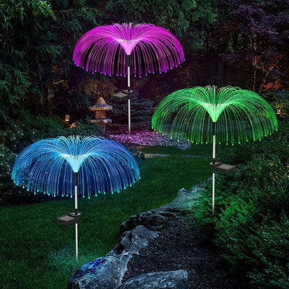 5 PCS Solar Garden Jellyfish Lights / Decorate your garden