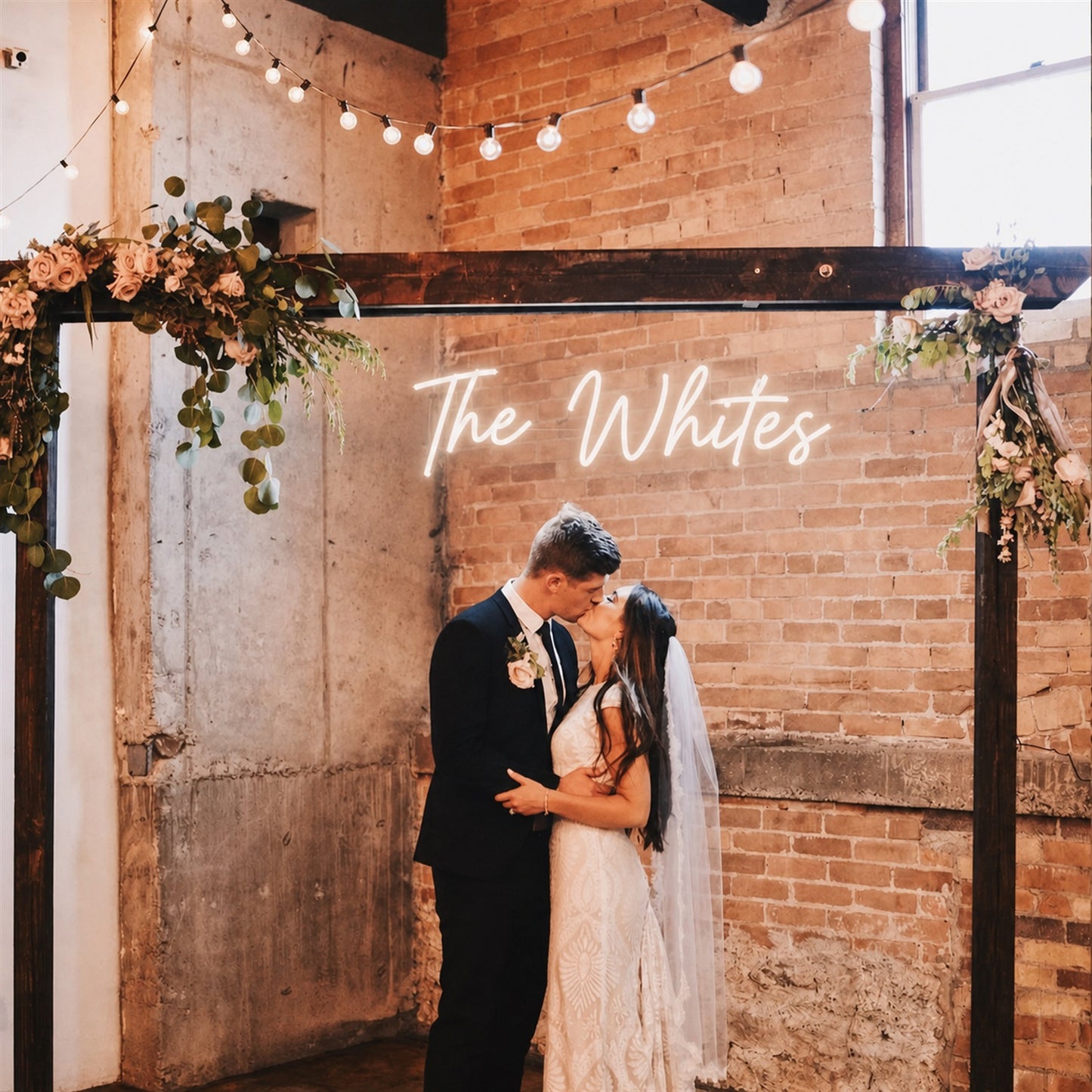 Personalized Wedding Neon Sign | Custom LED Decor for the Dance Floor Backdrop