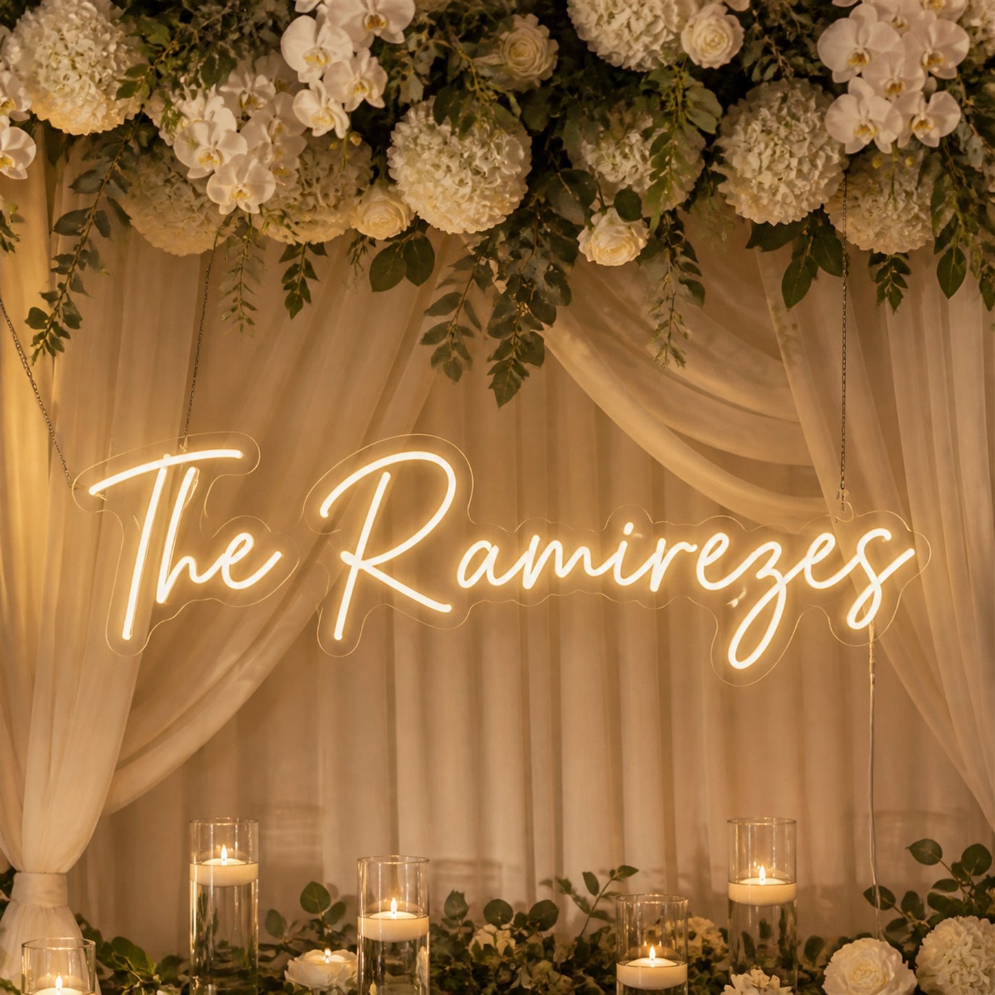 Personalized Neon Sign Wedding Gift | Custom LED Names or Text for Couples