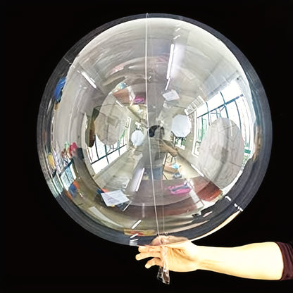 10pcs 24" Transparent Plastic Balloons - Ideal for Romantic Birthday Party Decorations
