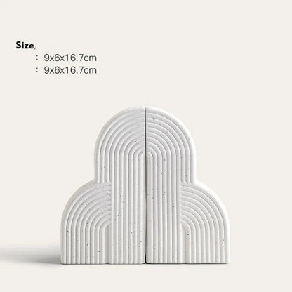Persephone Cloud-Shaped Ceramic Bookends