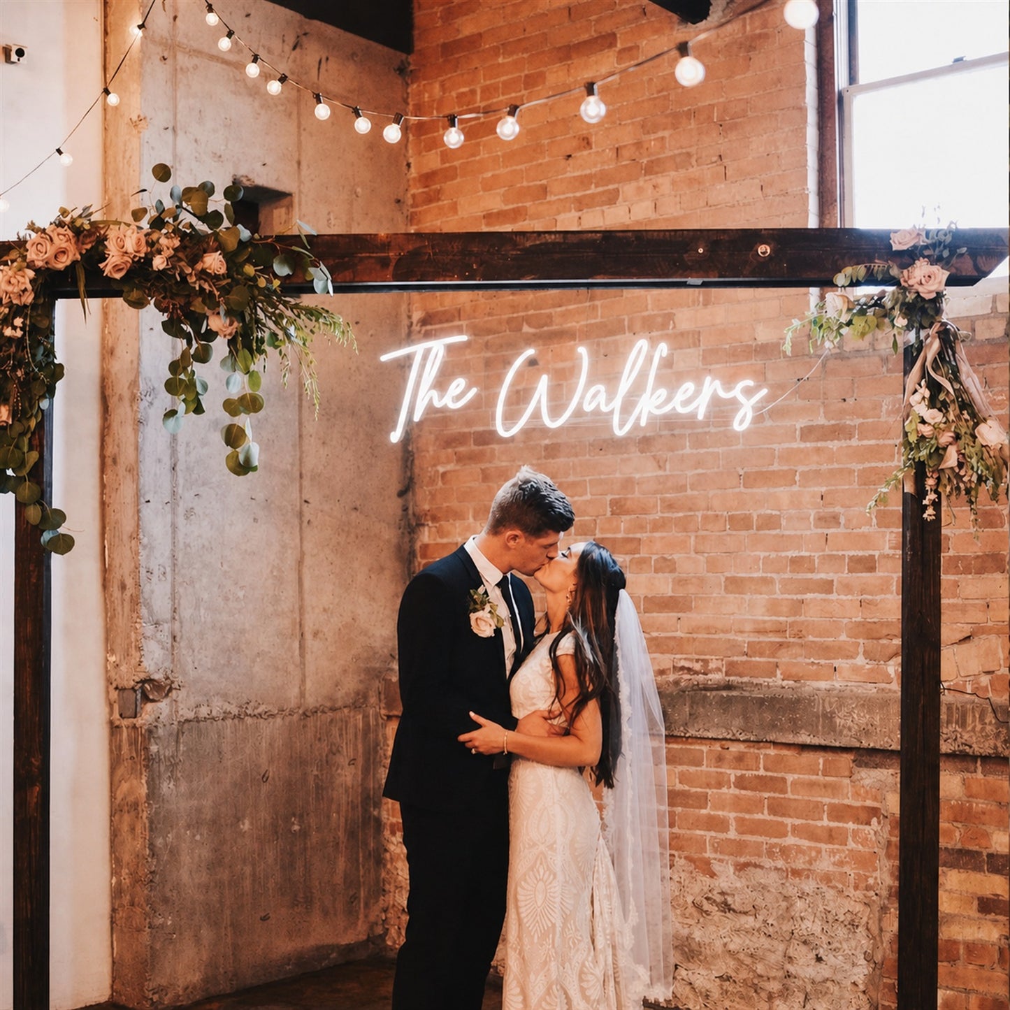Custom LED Neon Sign for Weddings & Anniversaries | Personalized Text