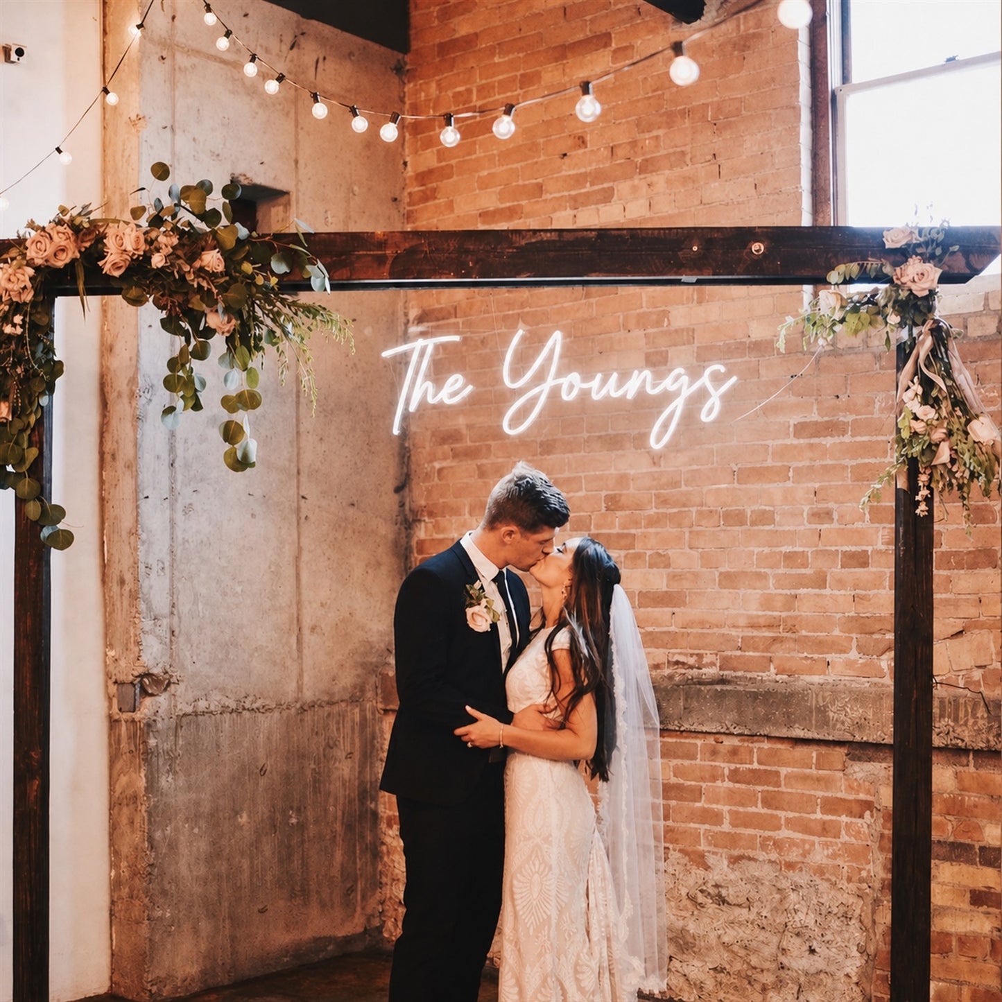 Personalized Neon Sign for Weddings & Vow Renewals | Custom LED Decor
