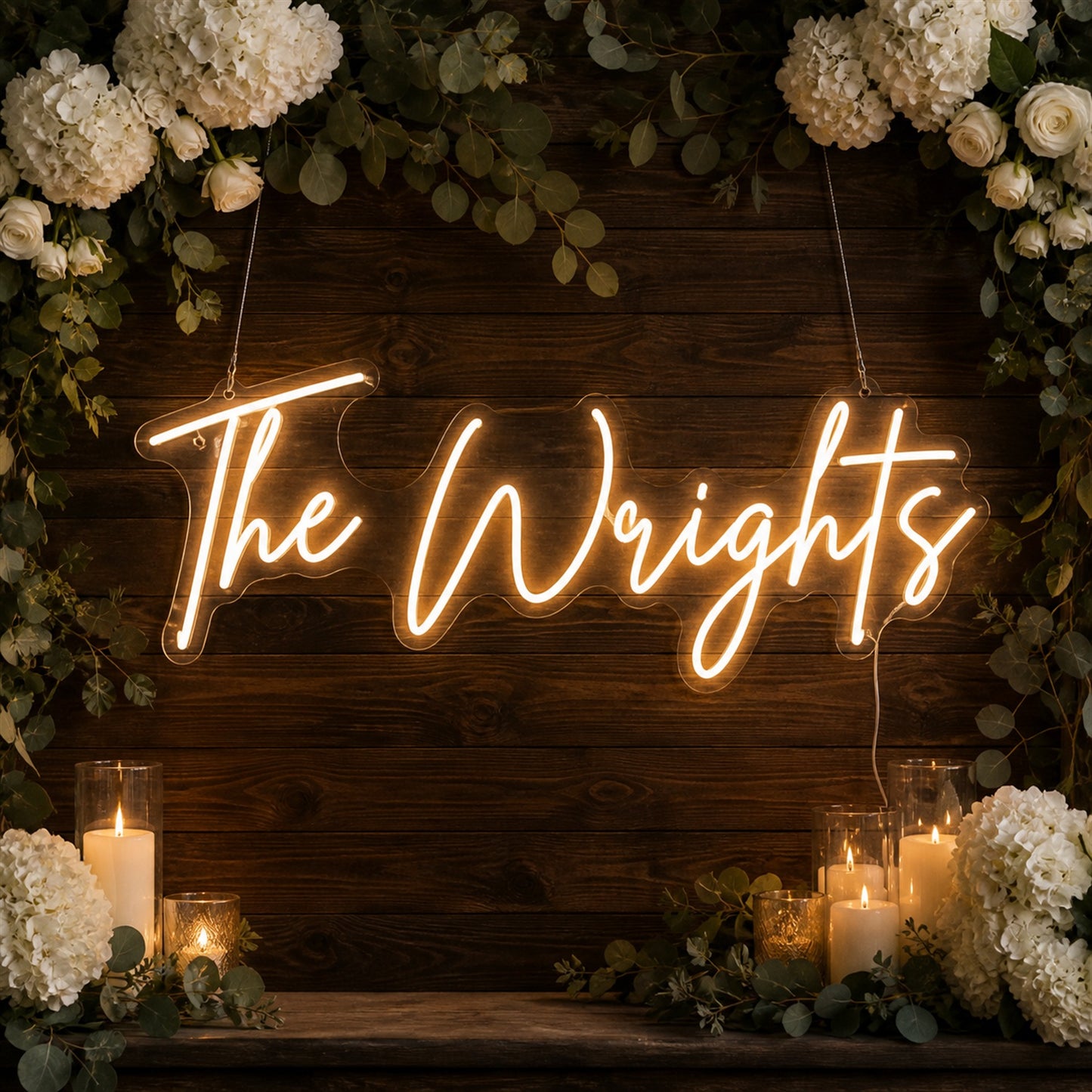 Personalized Wedding Neon Decor | Custom LED Sign Inspired by Your Words