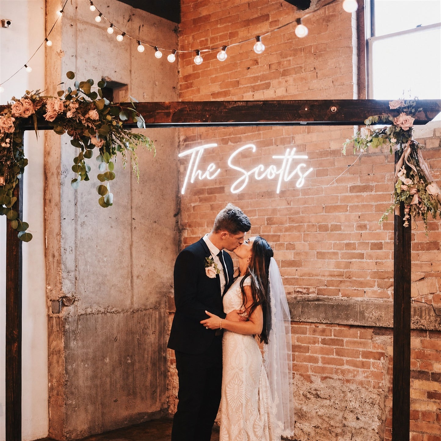 Custom Wedding Neon Sign | A Personal Message for Your Reception Photos