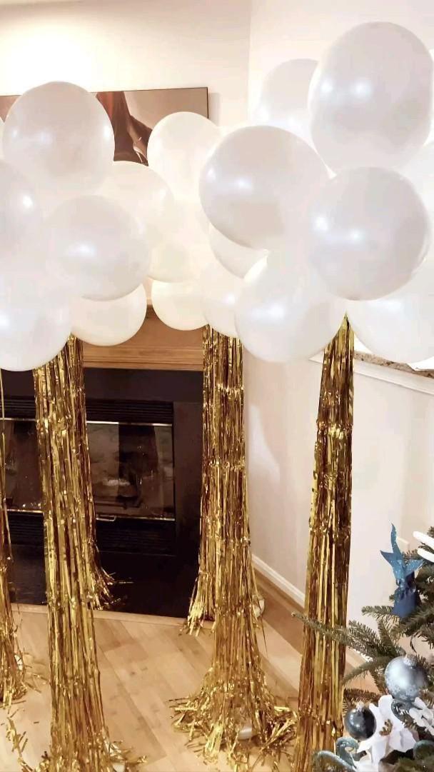 36in Giant Balloon, Jumbo Balloon with Tassels for Wedding Party Event Birthday Decorations(10 Pack) - If you say i do