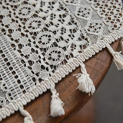 Chic Bohemian Crochet Curtain