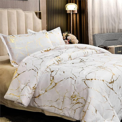 Lux Marble Premium Duvet Cover Set