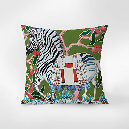 Zebra Tapestry Cushion Cover
