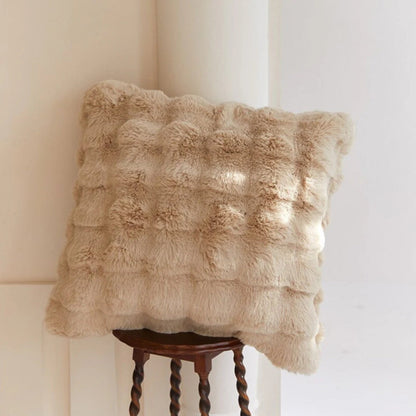Rabbit Faux Fur Cushion Cover