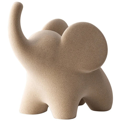 Eclectic Elephant Resin Figurines