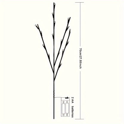 5pc branch lights - Wedding interior decoration lighting, birthday and Christmas - Fairy tale lights with branch design