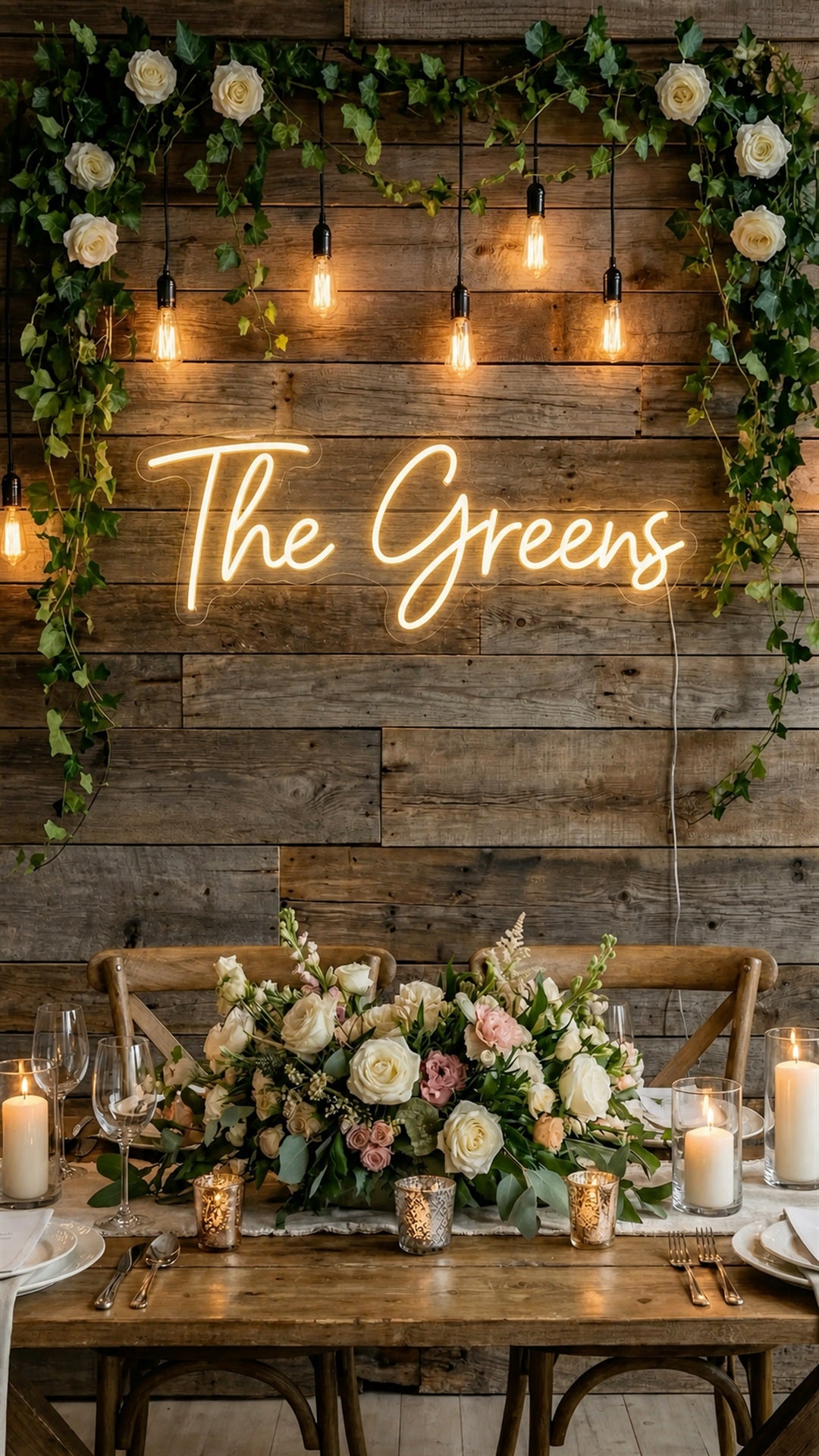 Personalized LED Neon Wedding Sign | Custom Decor for Your Day & Your Home