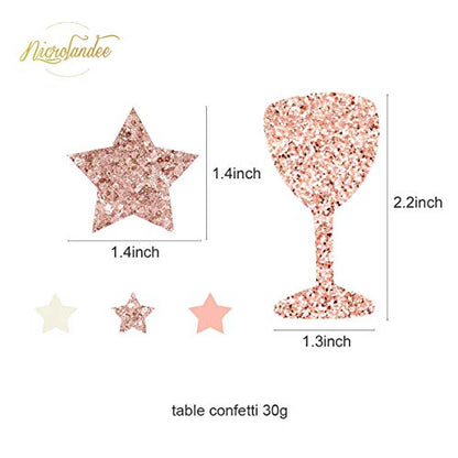 12PCS Rose Gold Tissue Pom Poms Paper Lantern for Wedding Bridal Shower Baby Shower Birthday  Party Decorations