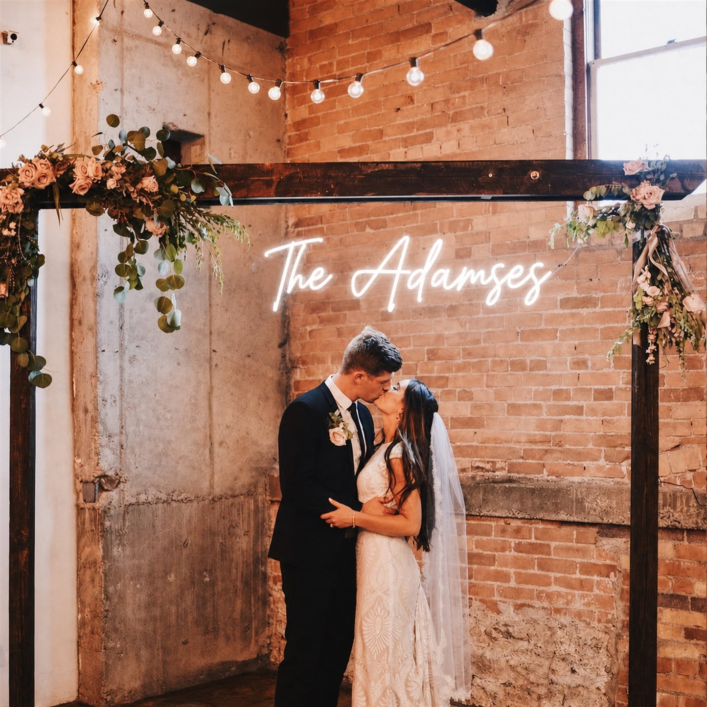 Custom Wedding Neon Sign | Personalized LED Text to Bring Your Details Together