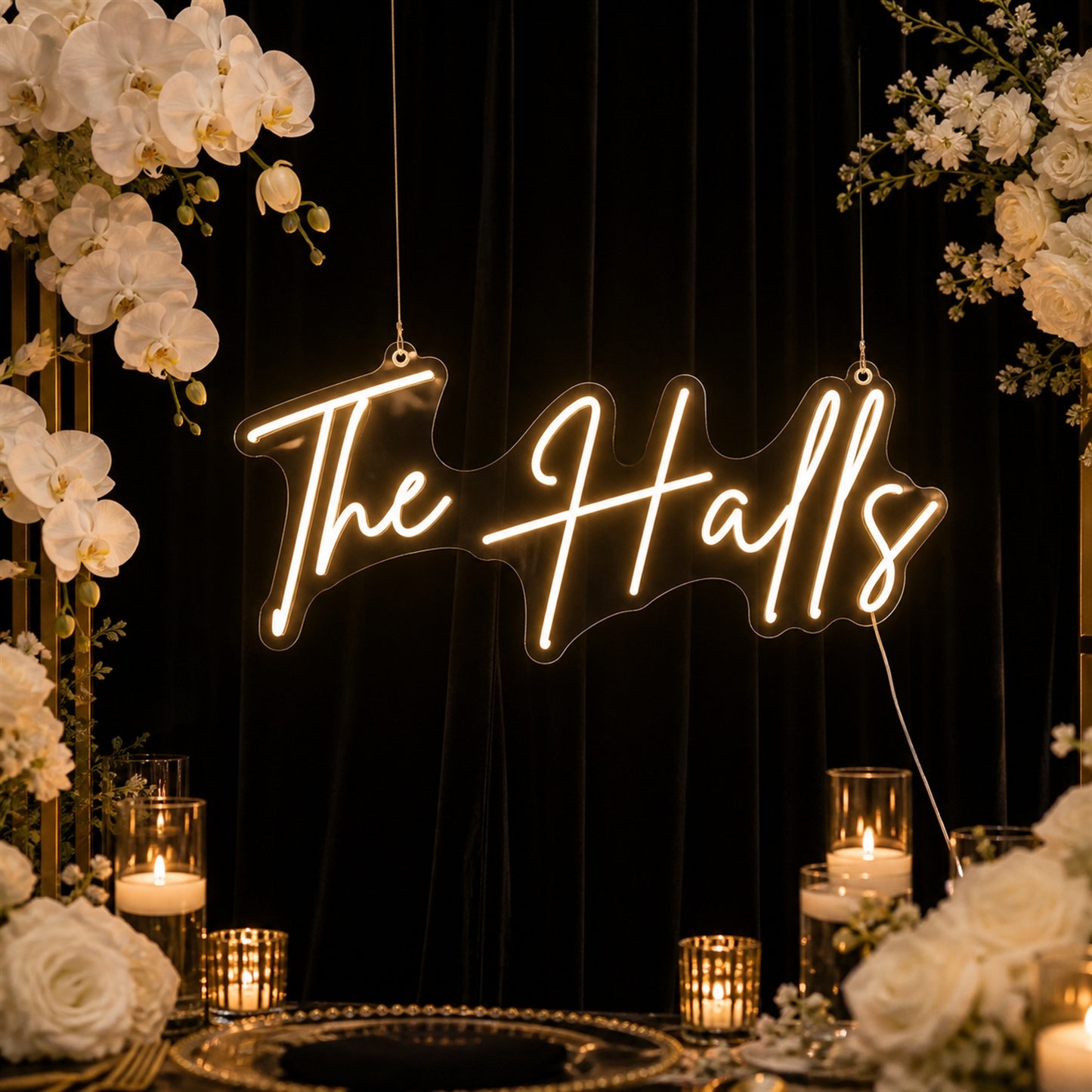 Personalized Wedding Neon Decor | Custom LED Sign with Your Favorite Words