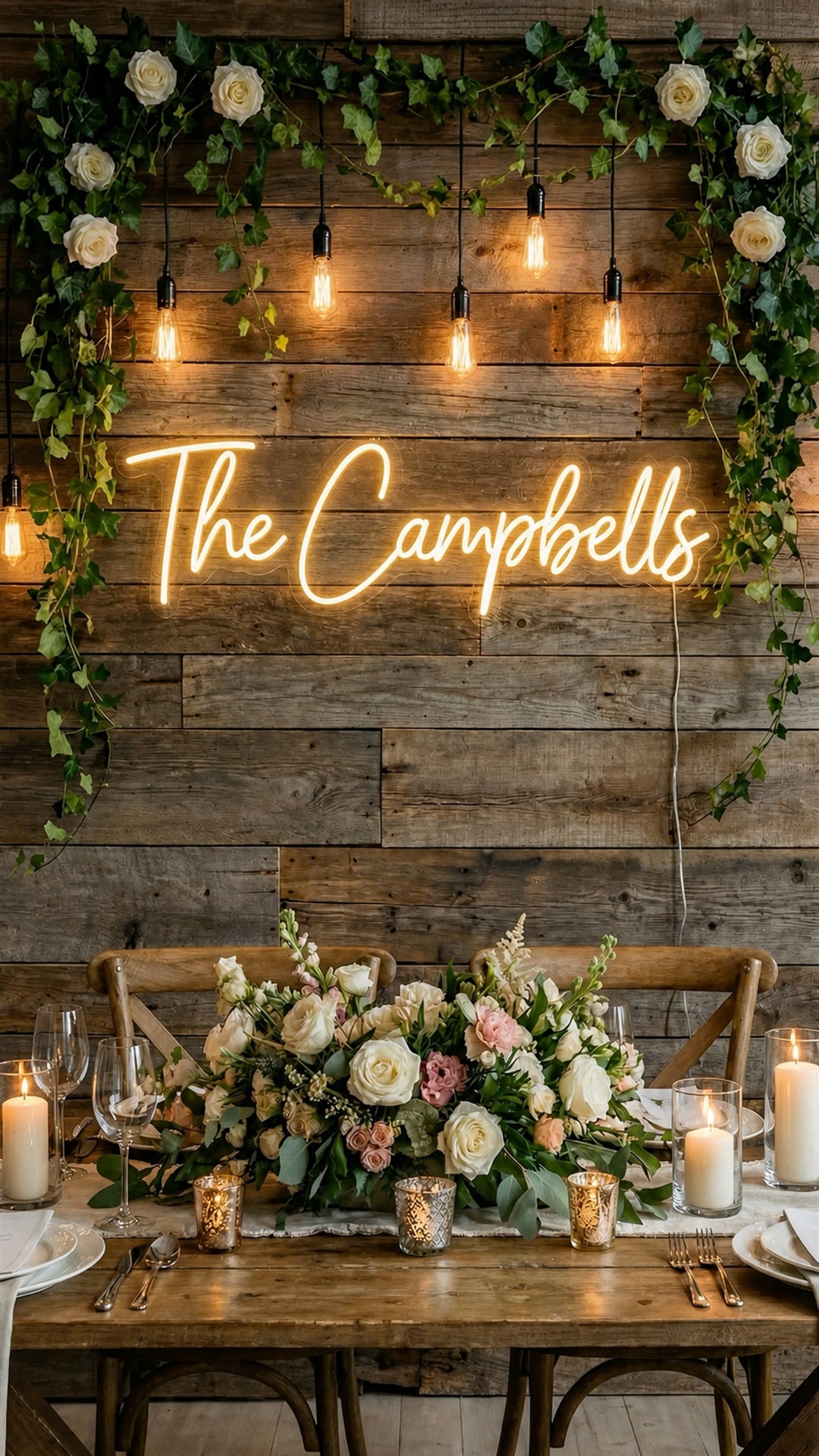 Custom Wedding Neon Sign | Personalized LED Decor for Every Part of the Celebration
