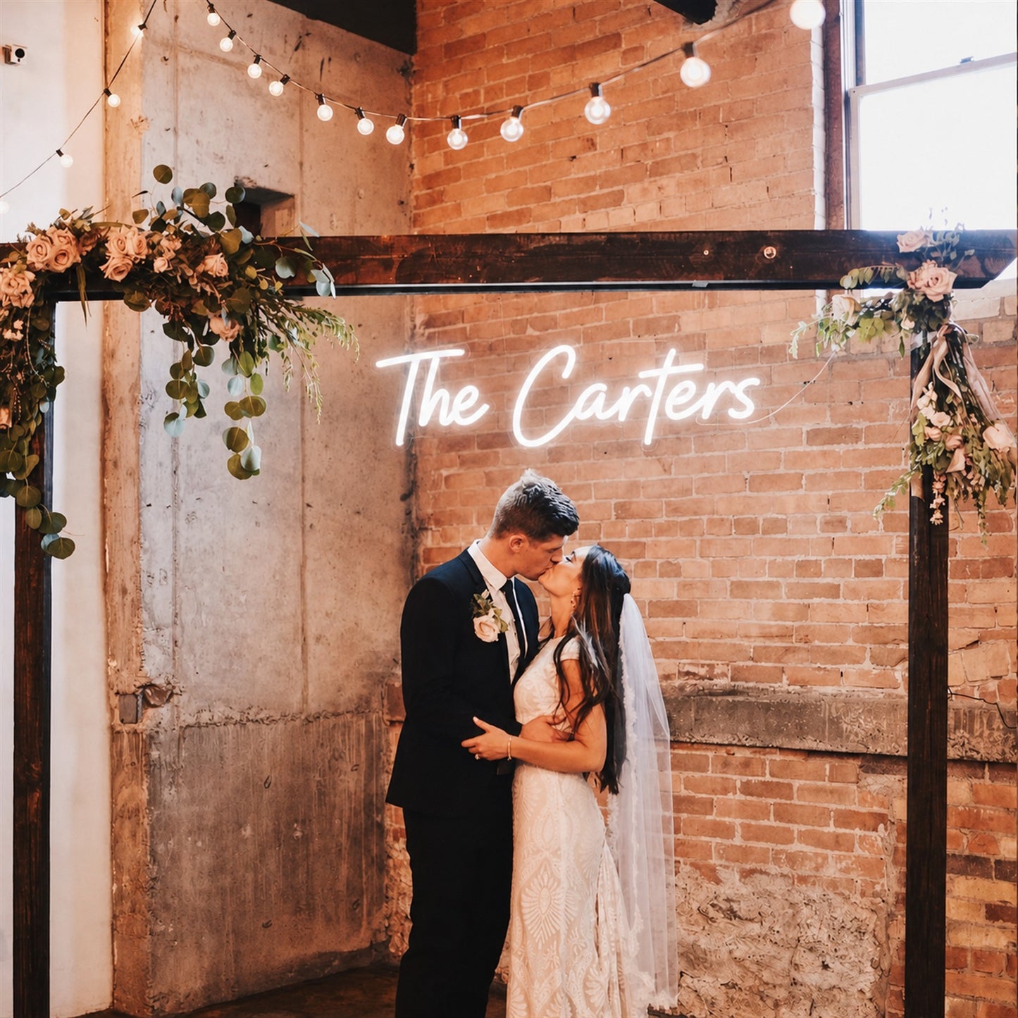 Personalized Custom Neon Sign | LED Wedding Decor Made Around Your Message