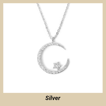 Bright Night: Moon Star Necklace