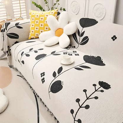 Modern Bloom Reversible Sofa Cover