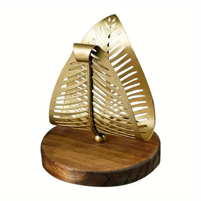 Iron Leaf Shape Tissue Holder