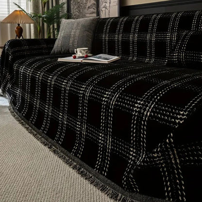 Chesterfield Plaid Sofa Cover