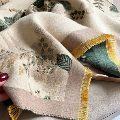 Nuvé Floral Soft Double Sided Scarf