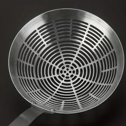 Stainless Steel Wooden Strainer Ladle