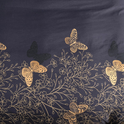 Valora Midnight Butterfly Duvet Cover | 3pcs Set